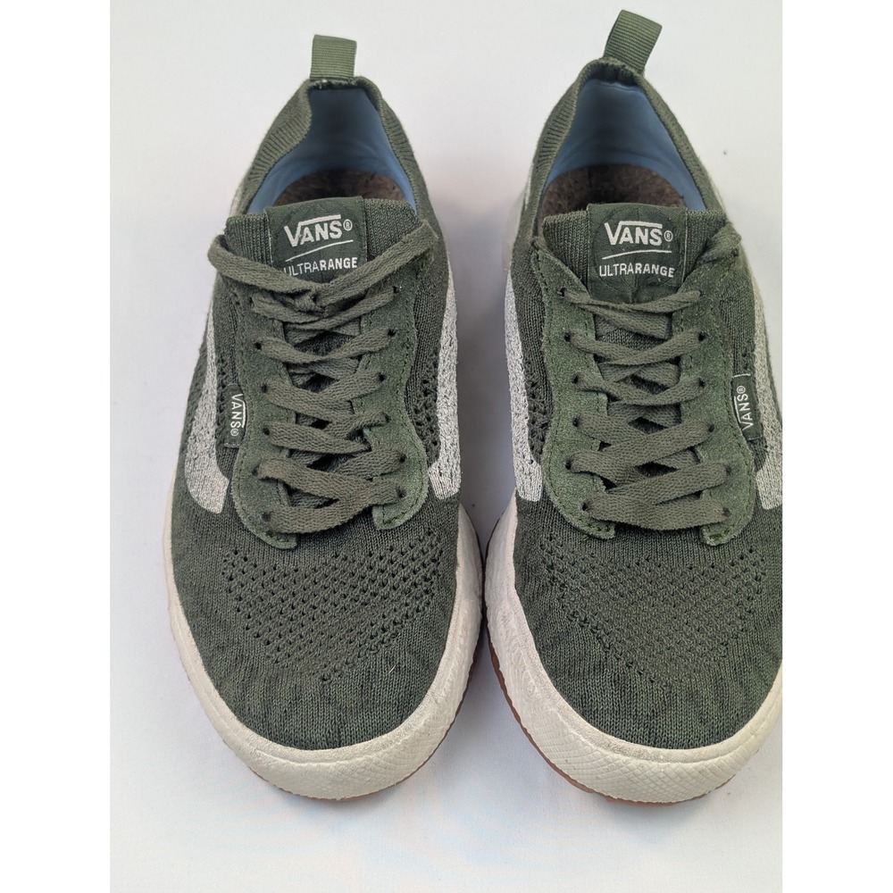 Vans UltraRange VR3 Olive Green Knit Sneakers Mens Low Top Shoes